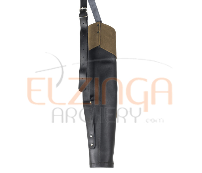 White Feather Back Quiver Earthquake Brown