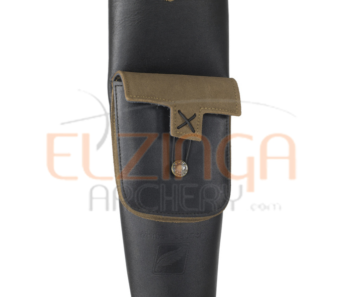 White Feather Back Quiver Earthquake Brown