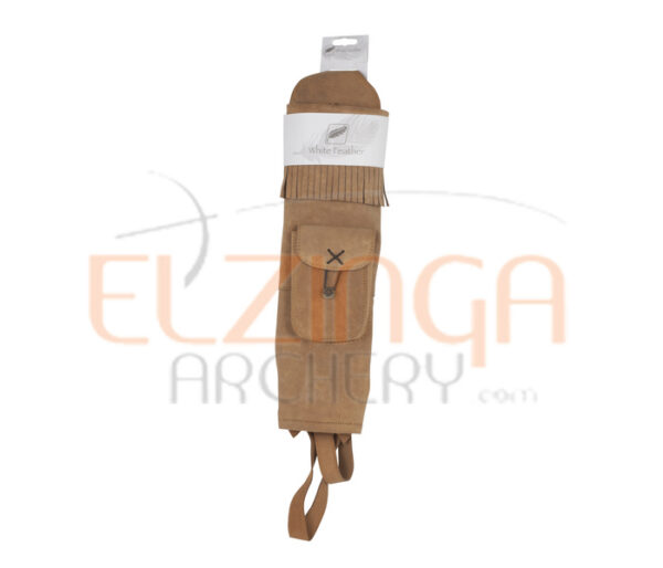 White Feather Back Quiver Water Brown - Afbeelding 3
