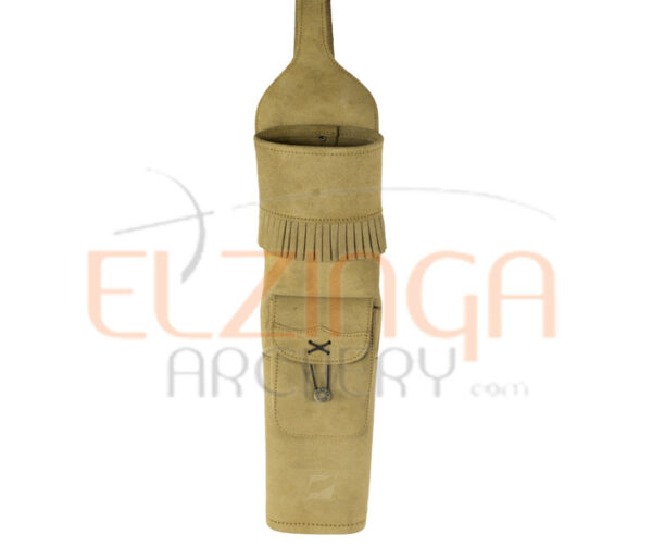 White Feather Back Quiver Water Brown - Afbeelding 1
