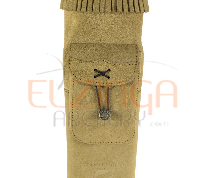 White Feather Back Quiver Water Brown