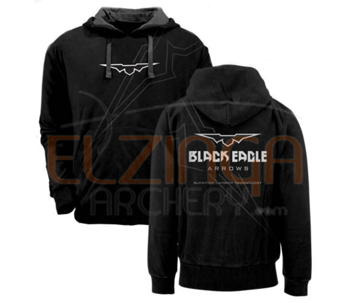 Black Eagle Hoodie Heavy Black