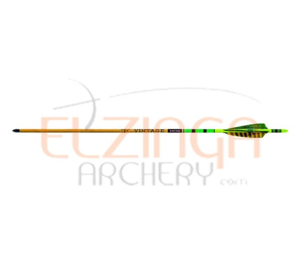 Black Eagle Arrow Carbon Hunting Feathers Crested Vintage .005" - Afbeelding 1