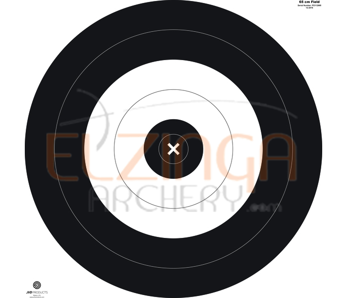 JVD Products Target Faces IFAA Field 65 cm