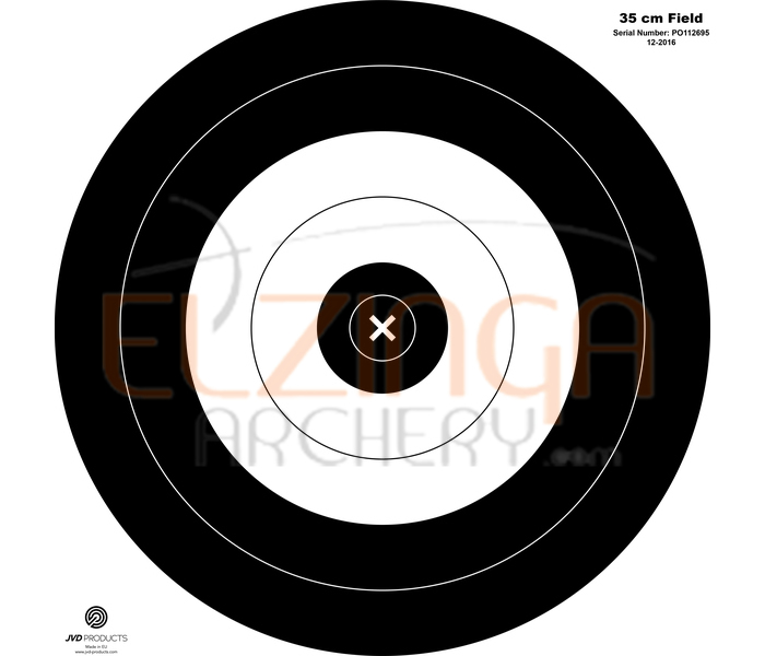 JVD Products Target Faces IFAA Field 35 cm