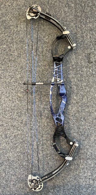 Hoyt Procomp Elite XL RH Blue fusion 50-60 pond 28-29 inch Verstelbaar