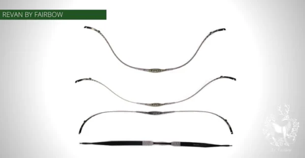 DE ZWARTE KHAMPA BOOG VAN FAIRBOW ROOD 55 LBS @ 28 INCH - Afbeelding 1
