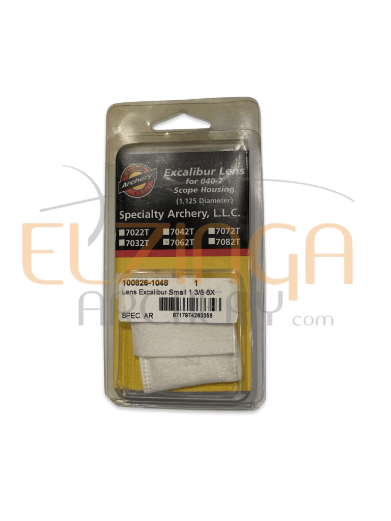 Specialty archery lens 1 3/8 6x power