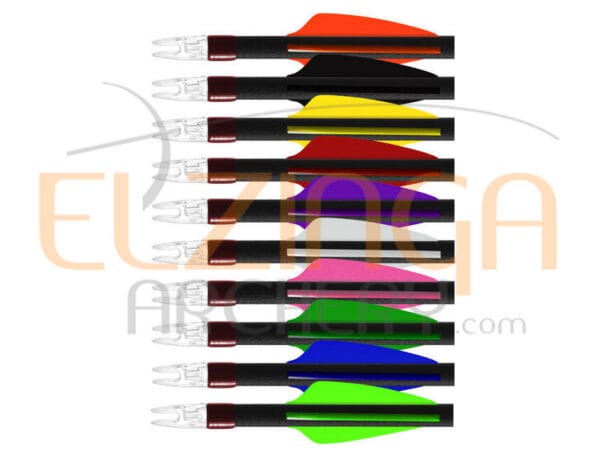 Flex-Fletch Vanes No Prep Flex2 187 Shield - Afbeelding 2