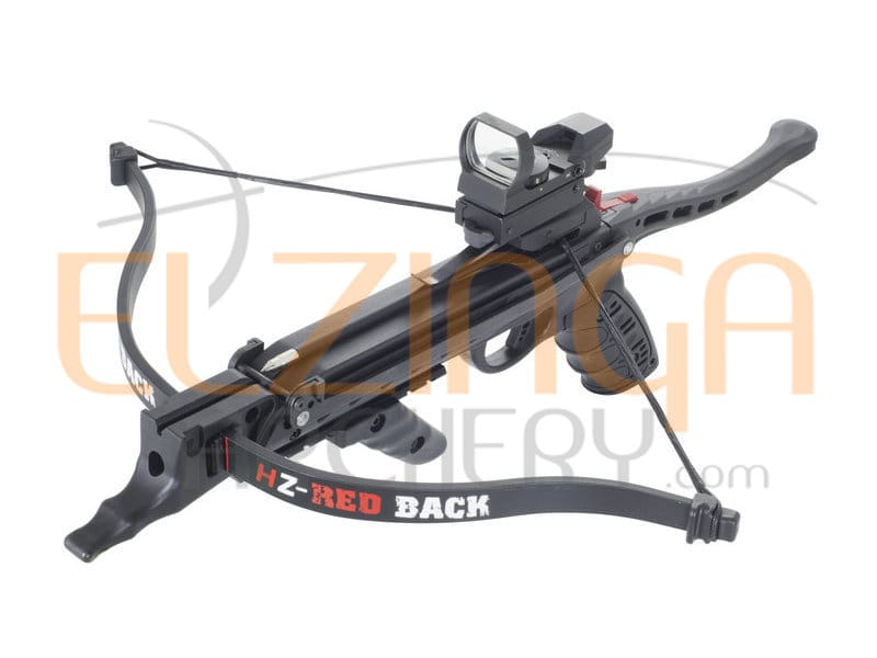 Hori-Zone Pistol Crossbow RedBack Tactical Deluxe Package 80 Pound Black