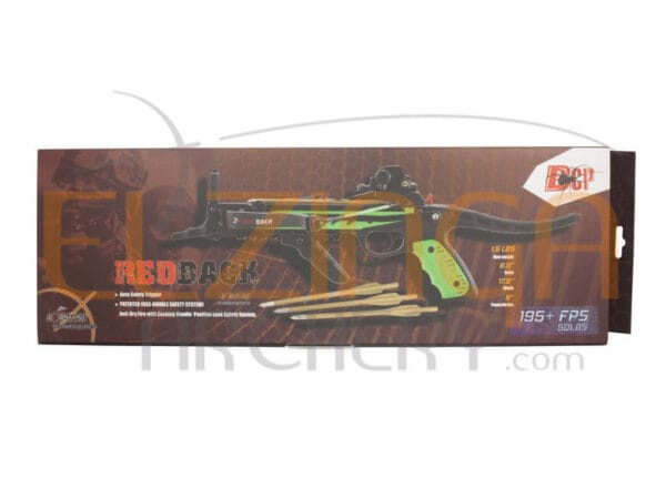 Hori-Zone Pistol Crossbow RedBack Tactical Deluxe Package 80 Pound Black - Afbeelding 4